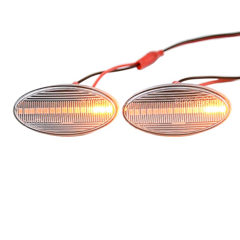 2 Pieces LED Dynamic Turn Signal Side Marker Light Sequential Blinker Light For Mazda 2 For Mazda 3 5 6 BT-50 MPV