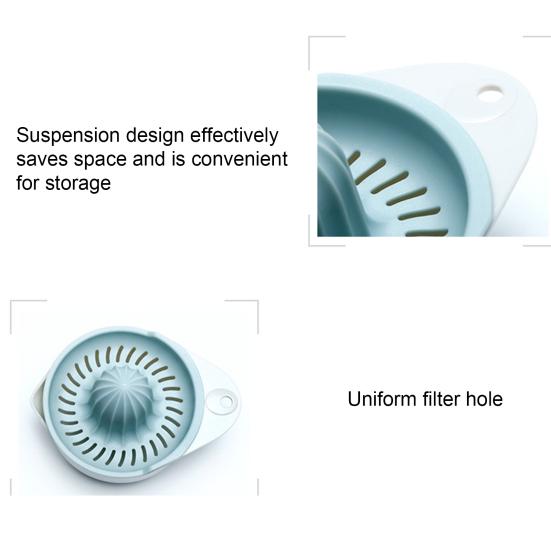 Fruit Juicer Eco-friendly Heat Resistant Blue Manual Press Juicer for Kitchen