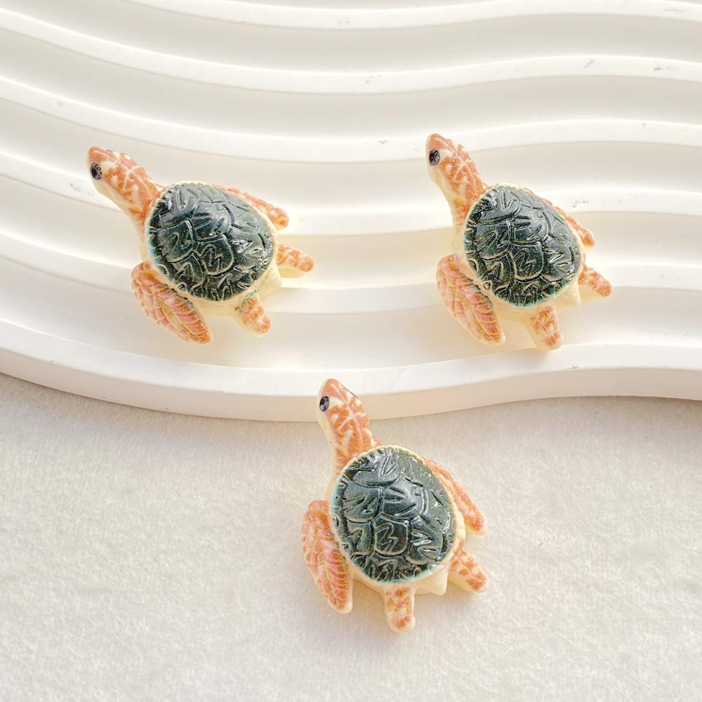 

7Pcs Resin Cartoon 3D Cute Various turtles Flat Back Scrapbooking DIY Jewelry Craft Decoration Accessories