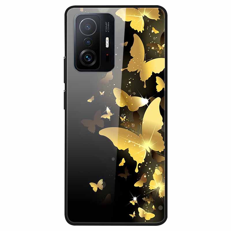 Luxury Case for Xiaomi Mi 11T Pro Cover Tempered Glass Cover for Xiaomi 11T 11 T Pro Phone Case for Xiaomi 11TPro Fundas 2021