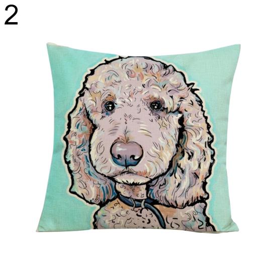 Mote Tegneserie Hund Midje Kast Putetrekk Lin Putetrekk Hjem Sofa