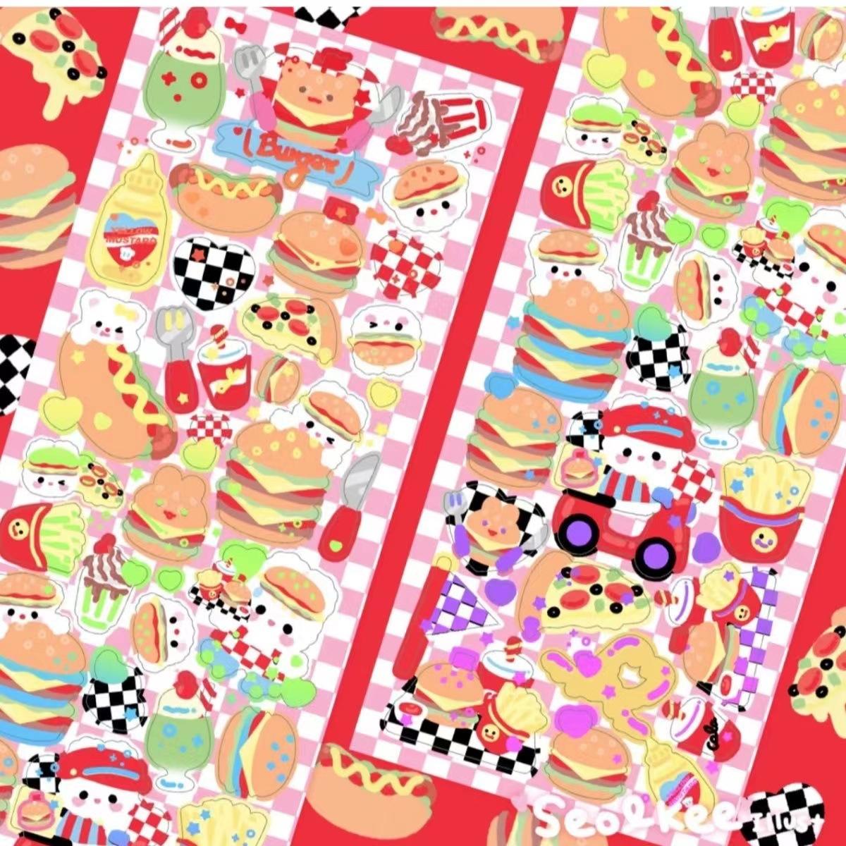 Корейская популярная мультяшная наклейка того же стиля — фото 4