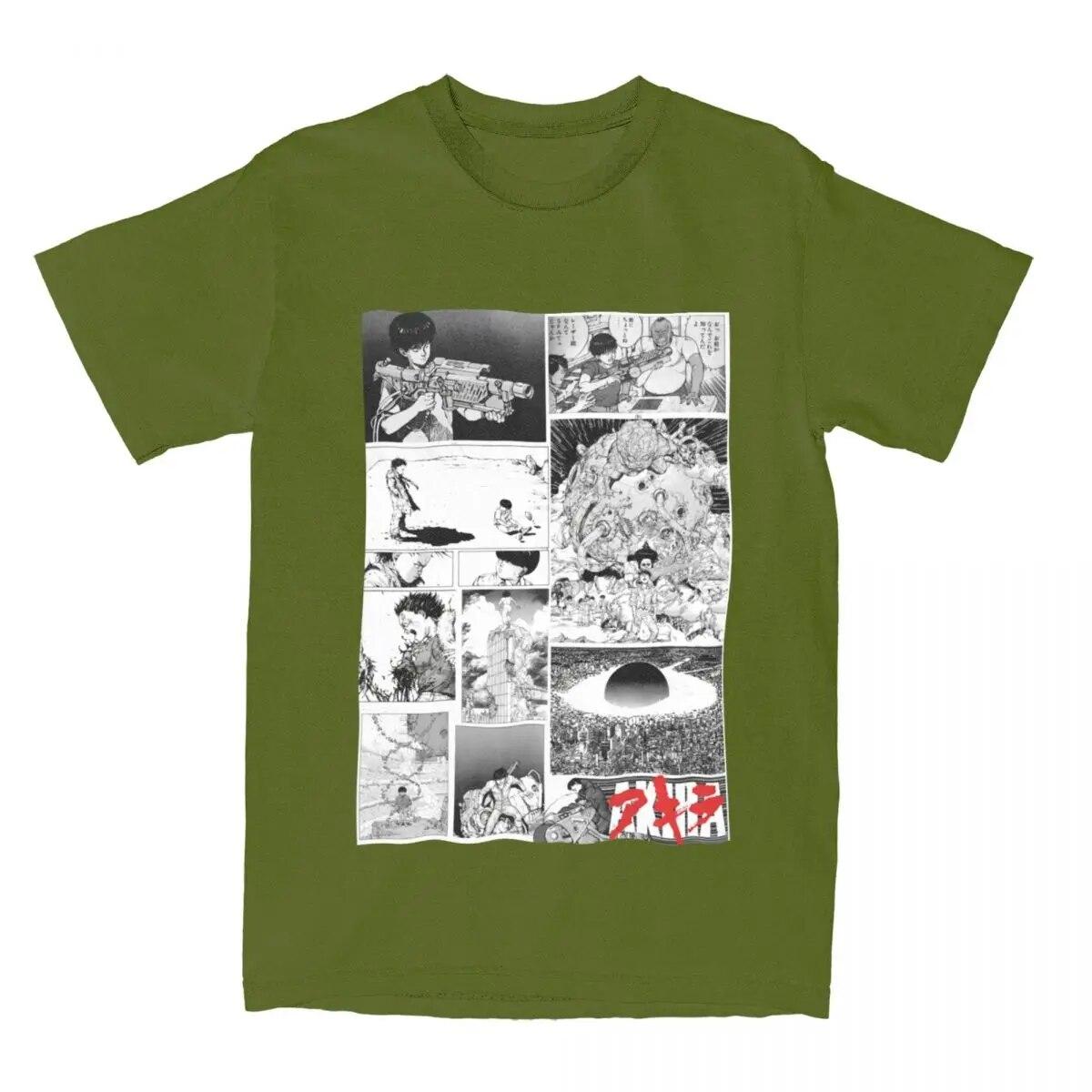 Akira Unisexga футболки Merch унисекс женские винтажные футболки из чистого хлопка с короткими рукавами летняя одежда 4XL 2228₽