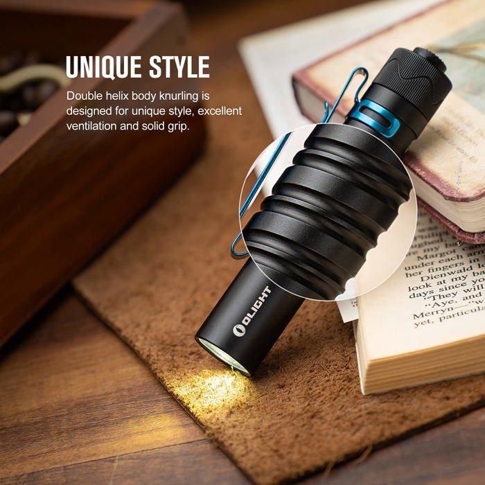 Lampe de poche - OLIGHT - O-I5RbK-GD-DE-FBA - 350 lumens - Rechargeable USB - 80 g