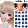 50pcs 12mm Doll Round Eyes Plastic Simulation Ceramic Eye Accessories Puppet Making Dinosaur Eyes