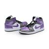 HJ5911-105 Nike Women's Air Jordan 1 Mid Metallic Purple (Women's)