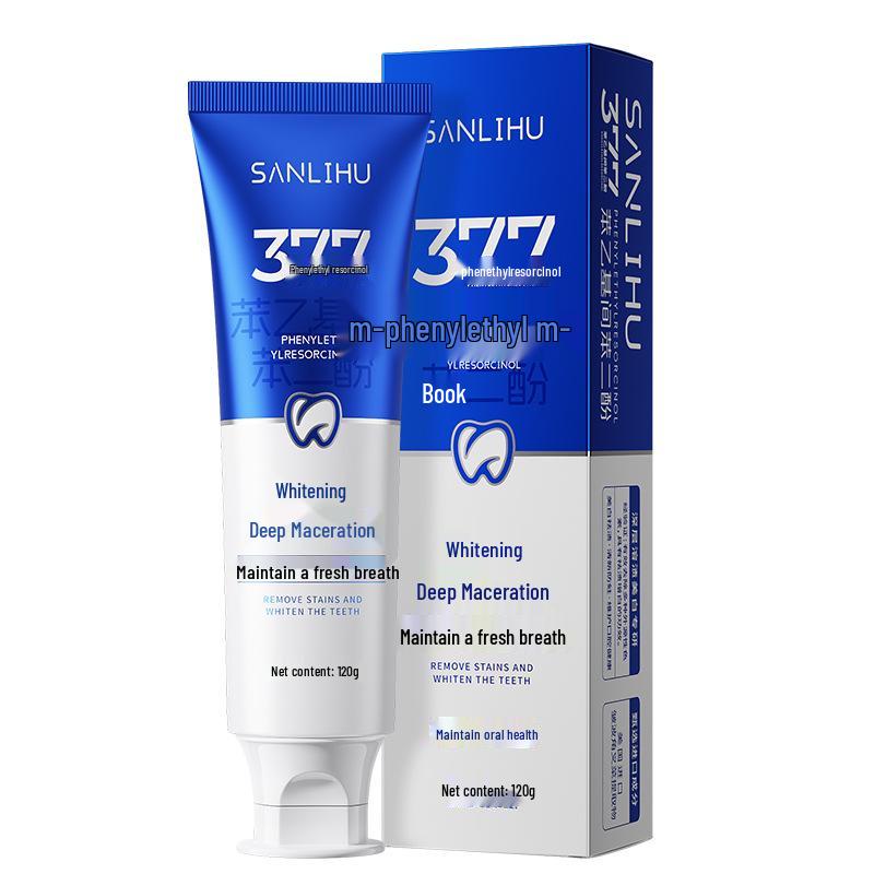 Dual Effect Whitening Toothpaste for Stain Removal & Anti-Sensitivity, Fresh Mint Breath