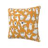 Halloween Horror Orange Ghost Pattern Pillowcover Decoration Cushions Cover Throw Pillow Case for Living Room Double-sided