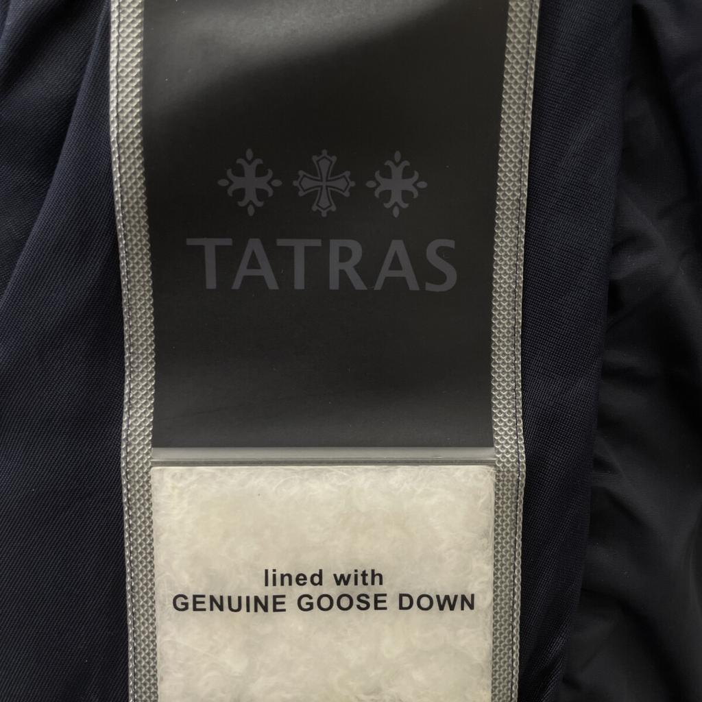 TATRAS MTK19A4157 FAEDO Navy Hooded Down Jacket coat 2 blackUsed