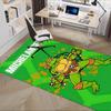 Ninja, Turtle, Michelangelo Office Carpet Soft Polyester Entrance Carpet Washable Non Slip Machine W