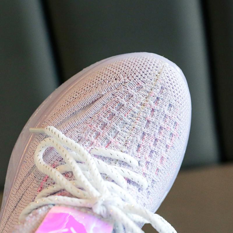 Herbst und Winter Neue Mesh Atmungsaktive Kinder Sneaker Mädchen Coconut Schuhe Herbst Laufschuhe Mesh Schuhe