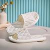 Home slippers women's summer non-slip indoor breathable couple bathroom bath home soft bottom cool slippers men