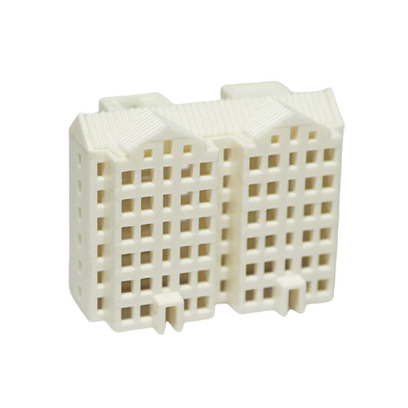 Unpainted Miniature Apartment Building Model Realistic Residential Dioramas For DIY Craft Scenerys 1/800 1/500 Scale