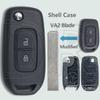 DR Car Key Modified Shell Case Only Support CWTWE1G0003 For Renault Dacia Symbole Logan Sandero Trafic Lodgy Dokker Duster