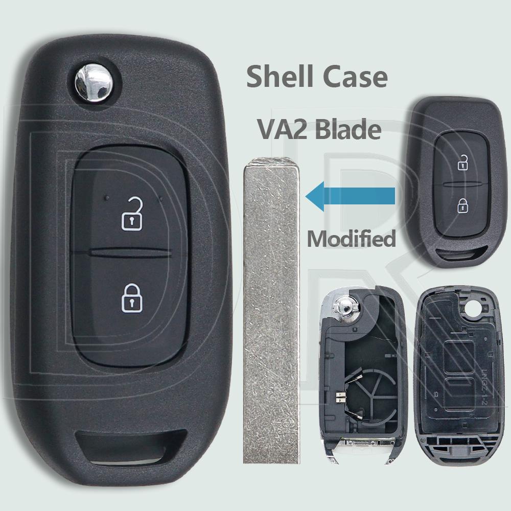 DR Car Key Modified Shell Case Only Support CWTWE1G0003 For Renault Dacia Symbole Logan Sandero Trafic Lodgy Dokker Duster