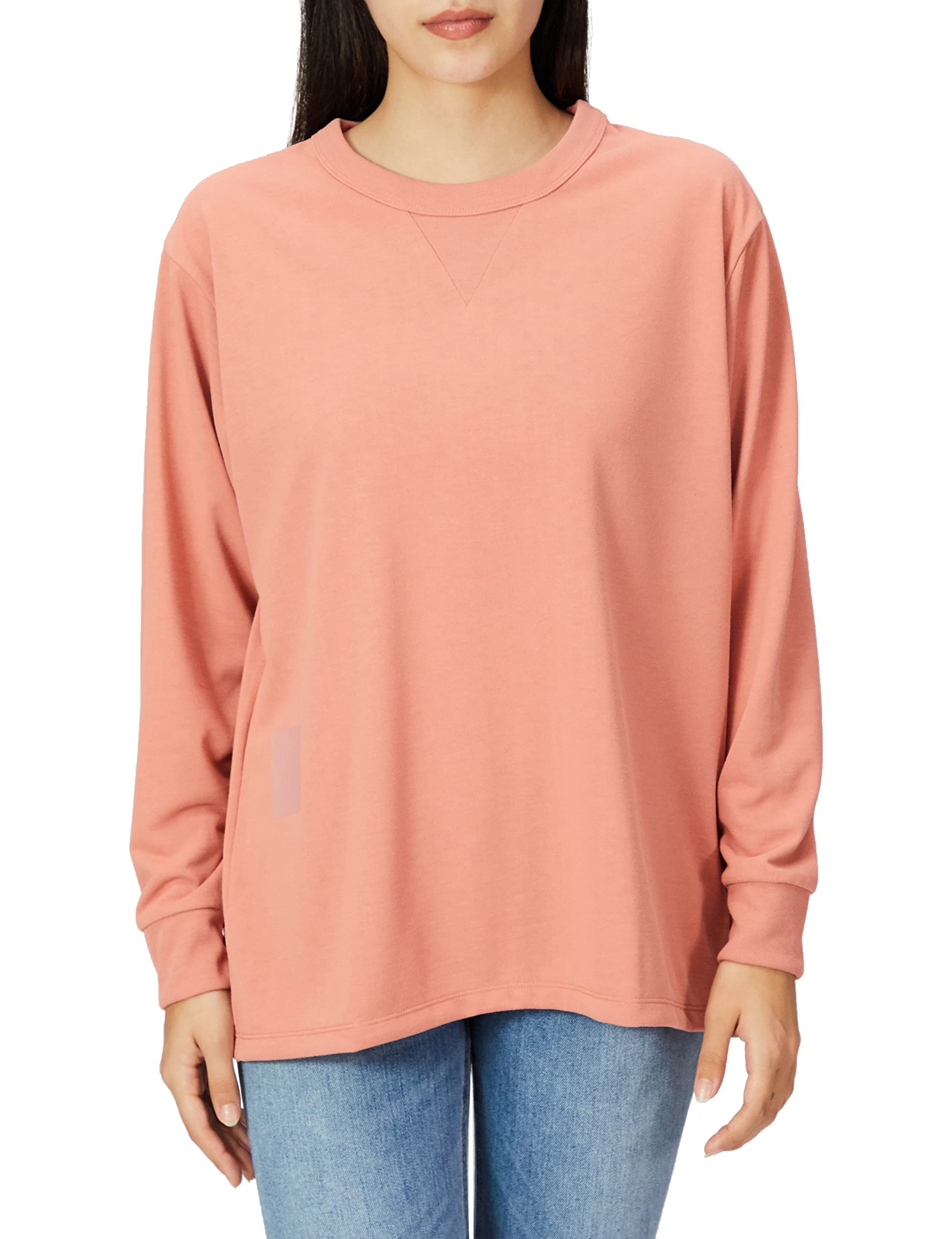 

Outdoor Shirt, UV Protection, Long Sleeve T-Shirt, Moisture-Wicking, Quick-Drying, UPF15, B2MA2731, Rosette Pink, M