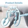2 Pieces Massage Roller Versatile Portable,Fitness,Handheld,Circular Leg Clamp Tool for