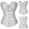 Elegant Satin Corset with Sweetheart Neckline and Ruffled Edges