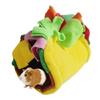 Plush Hamster Nest Plush Toy Habitats Decors Hideout Viewing Room Tacos Shape
