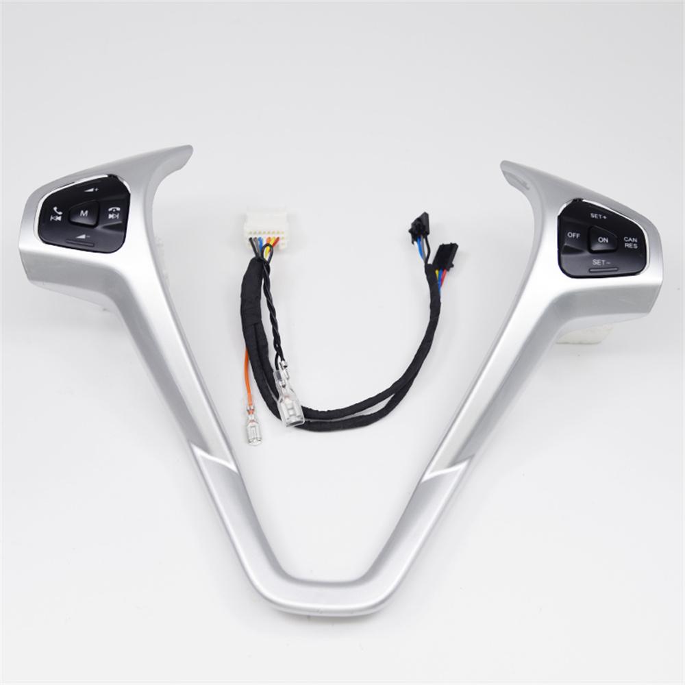 Blue LED Cruise Control Switch Steering Wheel Buttton For Ford Fiesta MK8 2013