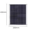 50W USB Solar Panel Outdoor Solar Cells System Soalr Charger For Home Car Battery Chargers DC 18V