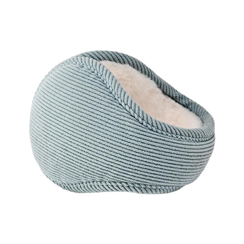 

Складные вязаные полосатые зимние наушники