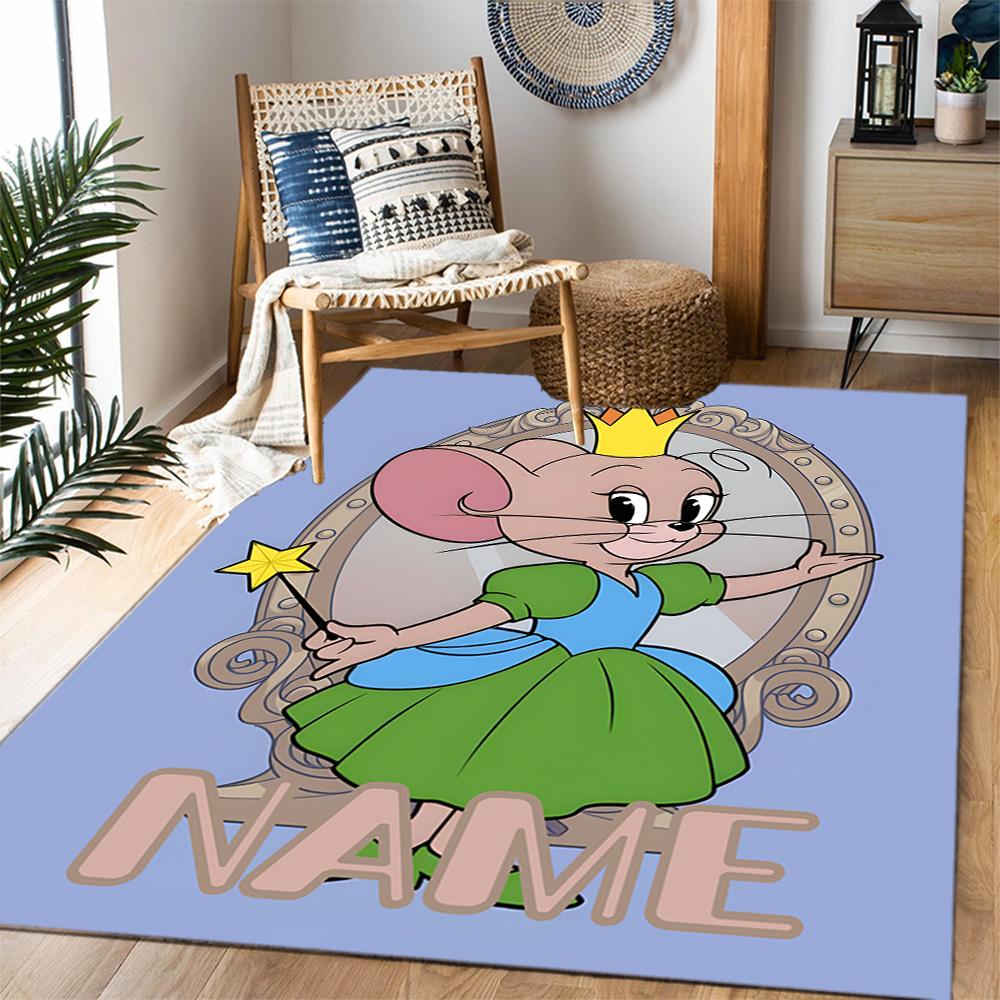 Looney Wild Fierce Taz Personalized Name Floor Rug Office Rug Suitable for Decorate Room Kitchen Outdoor Hallway Anti-slip Rug Office Home Decor