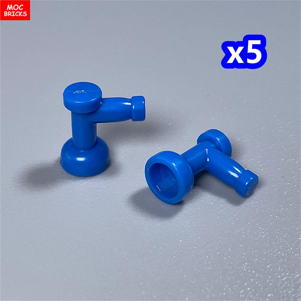 MOC Bricks 4599 Tap 1x1 Faucet With Hole Connecting Accessories Educational Building Blocks Assembled Toys Kids Gift