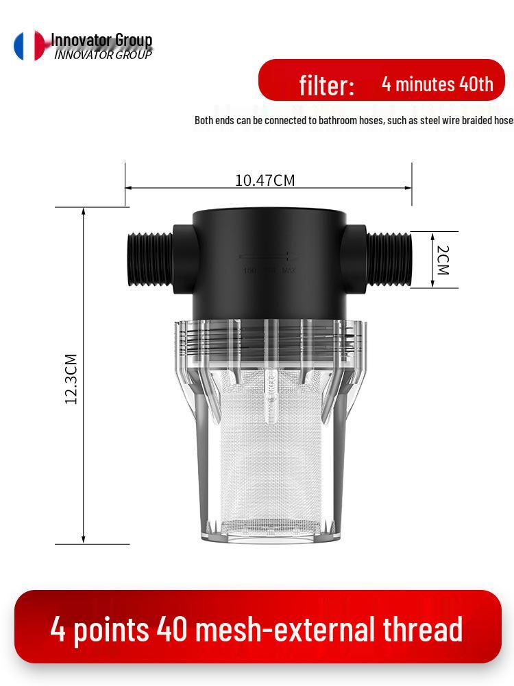 Cross-Border Garden Hose Filter for Mud, Sand, Irrigation, Car Wash, Tap Water, and Aquaculture