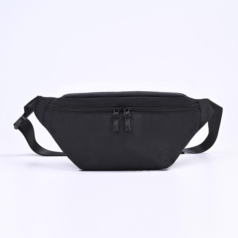 Women Solid Color Dumpling Bun Zipper Inclined Satchel Bag Leisure Sports Canvas Shoulder Crossbody Bags Adjustable Band Strap