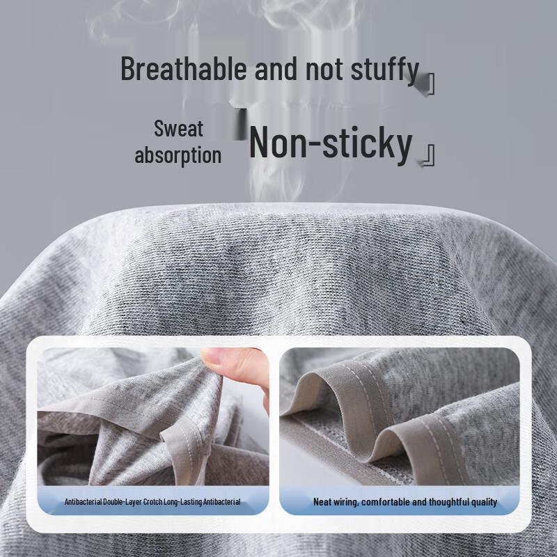 Yilu Men's Disposable Pure Cotton Travel Boxer Briefs 6-Pack