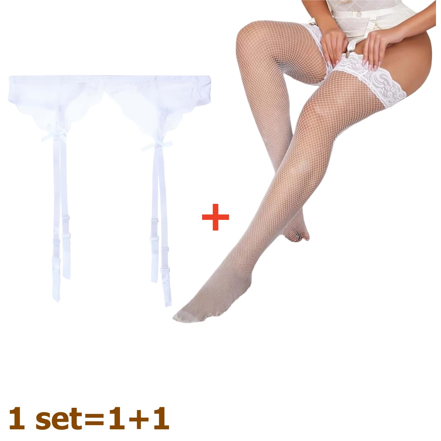 Neues S/Set Schwarze Spitzenstrümpfe Mit Anti-Rutsch-Strumpfhalter Übergröße Sexy Strumpfhosen Mit Halter Für Damen Xxl Frühling Sommer One Size