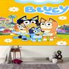 1pc Bluey Tapestry, Living Room, Bedroom, Office, Party Decor, Ideal Festive Gift