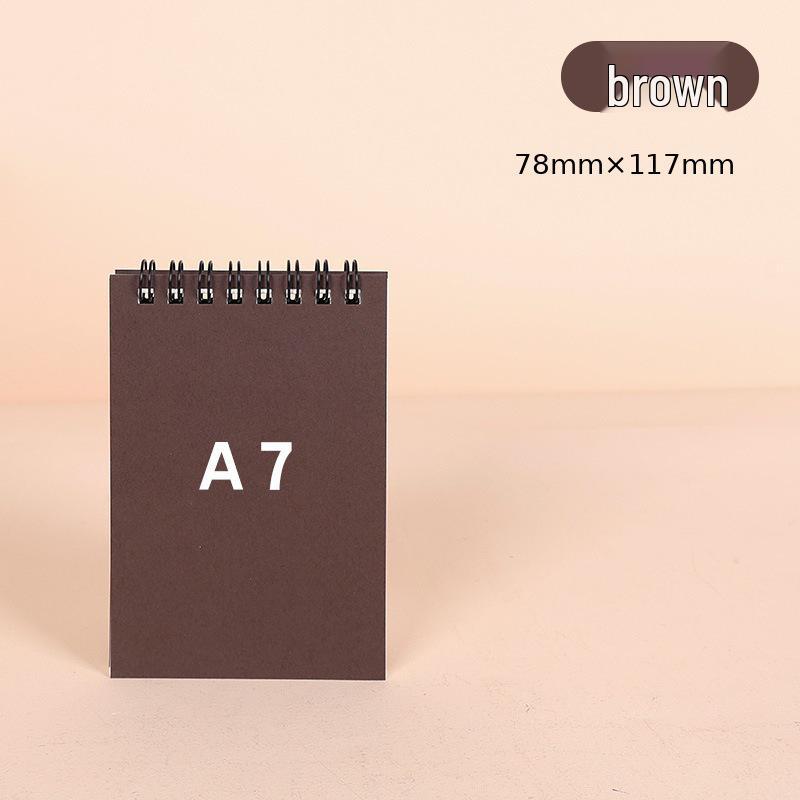 Custom Retro Kraft Paper Spiral Notebook with Logo Printing
