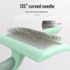 Pet Grooming Needle Comb for Cats & Dogs - Detangling, Deshedding, and Hair Removal Tool