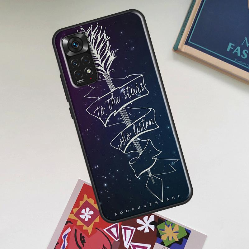 A Court Of Mist And Fury Case For Xiaomi Redmi Note 13 14 Pro 12 11 10 15 Pro Plus Redmi 15C 14C 13C 10C 12C 15 Cover