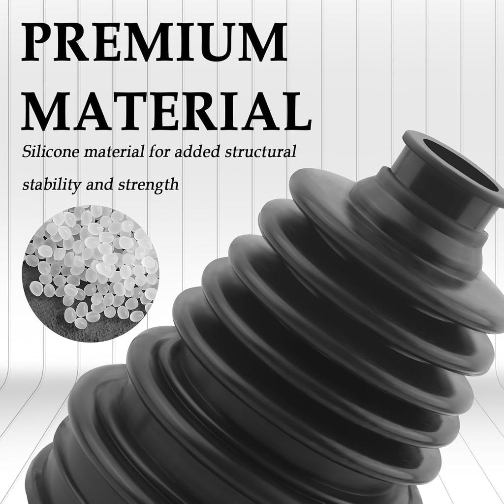 Antriebswellenmanschetten-Satz 2 Stück Antriebswellenmanschetten Universell Gleichlaufgelenk-Manschette Hochflexibel für Autos