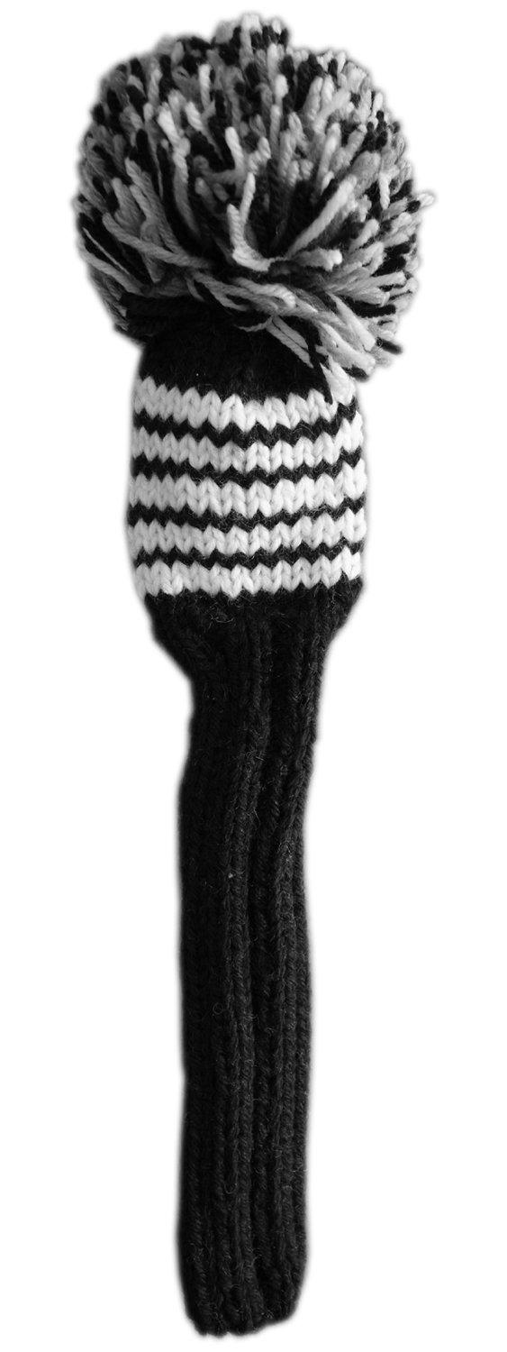 

Jan Craig Headcover Handmade Fairway Wood #5 BlackWhiteSilver