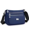 New Nylon Shoulder Bags Multi Pockets Waterproof Crossbody Bags Zipper Women's Bag