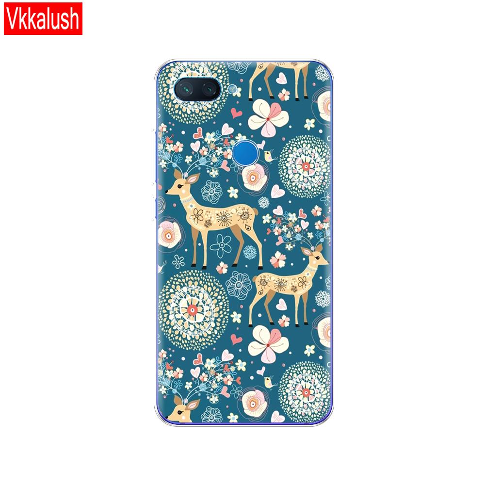 Silikonhülle Für Xiaomi mi 8 LITE Hülle 6,26 Zoll klar TPU niedliche Hülle Für Xiaomi mi 8 lite Rückseite Für Xiaomi mi8 coque capa