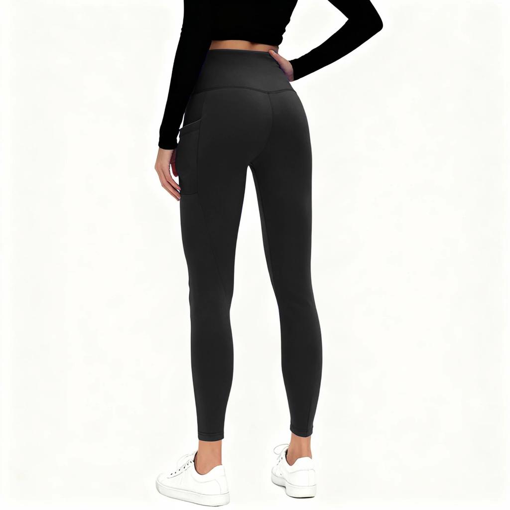 Women's Fashion Yoga Pants Warm Thermal Leggings -Lined High-Waisted Athletic Pants