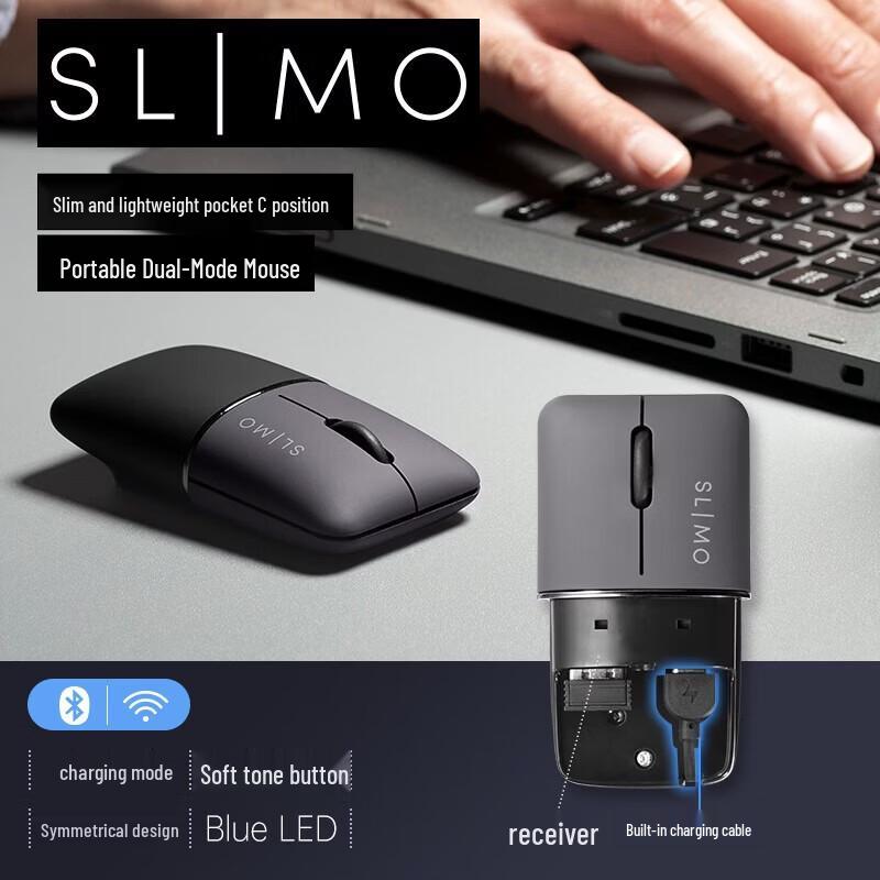 Mini Mouse Wireless Portatile a Doppia Modalità Sanwa