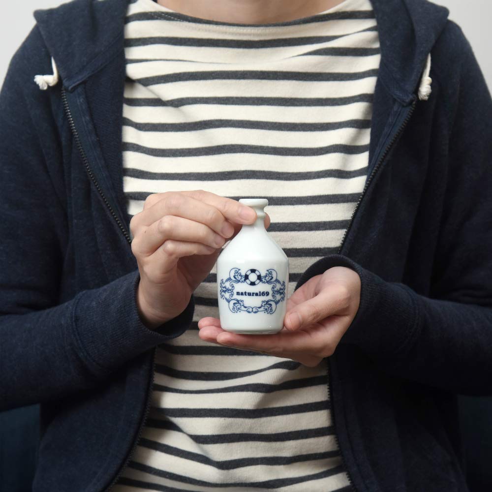 Natural69 Cocomarine Mini Compra Vase with Large Creature Design Natural69 Hasami Ware Cocomarine Home Microwave and Dishwasher Made In Japanese