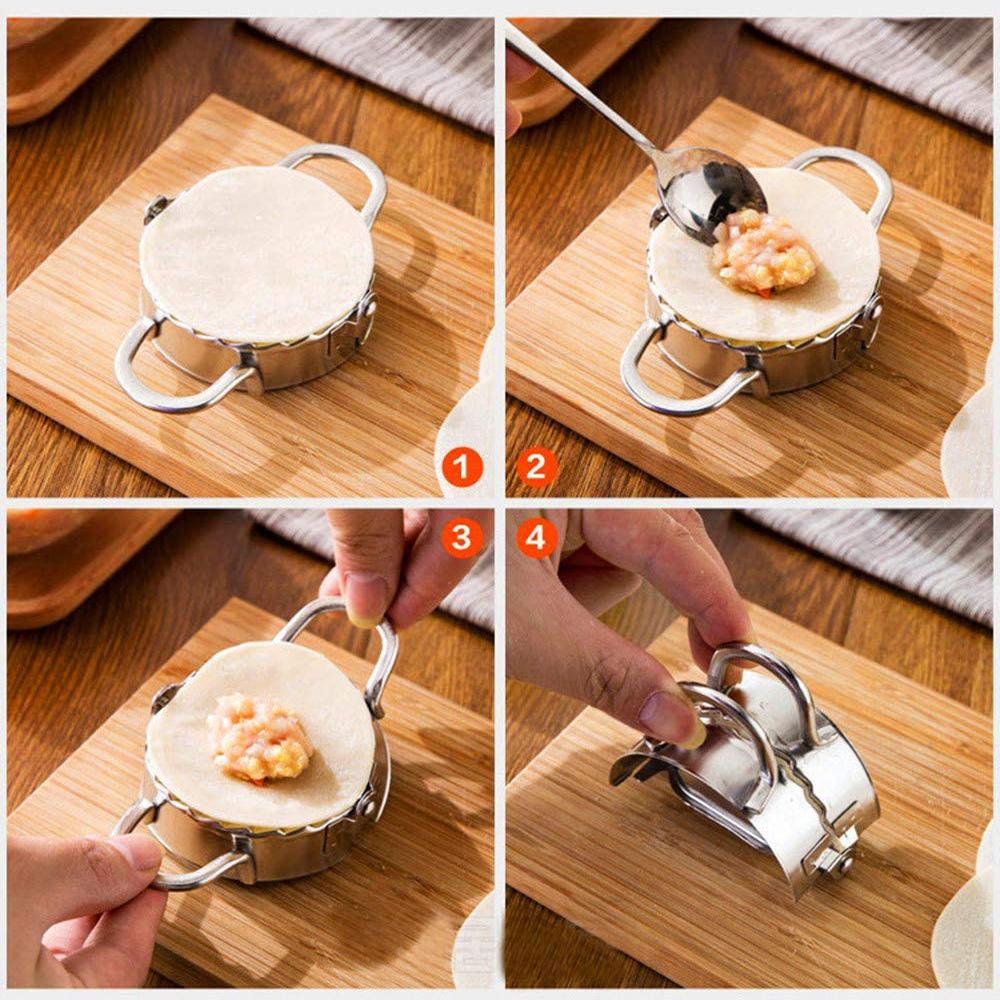 Dumpling Mold Stainless Steel Dumpling Maker Ravioli Empanada Maker Metal Dumplings Gyoza Dough Press Mould Kitchen Accessories