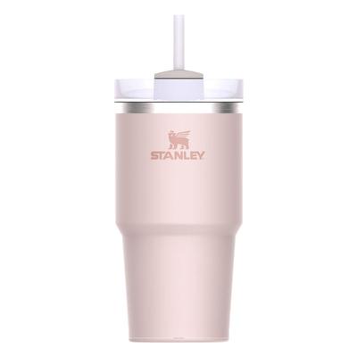 Stanley H2.0 Vacuum Slim Quencher, Flowstate, 20oz / 0.6 L, Rose Quartz, 10-10826