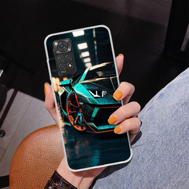 Cool Male Men Sports Cars Phnoe Case for Phnoe Case for Xiaomi Redmi Note 15 14 14S 13 Pro Plus 12 12S 11S 11E 10S 10 11T 5G Uni Redmi Note 11 Pro 4G