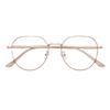Gold Silk Myopia Glasses Women'S Anti-Blue Light Large Frame Flat Light Degree Ultra-Light Korean Version Tide Plain Artifact Eye Frame Frame Frame