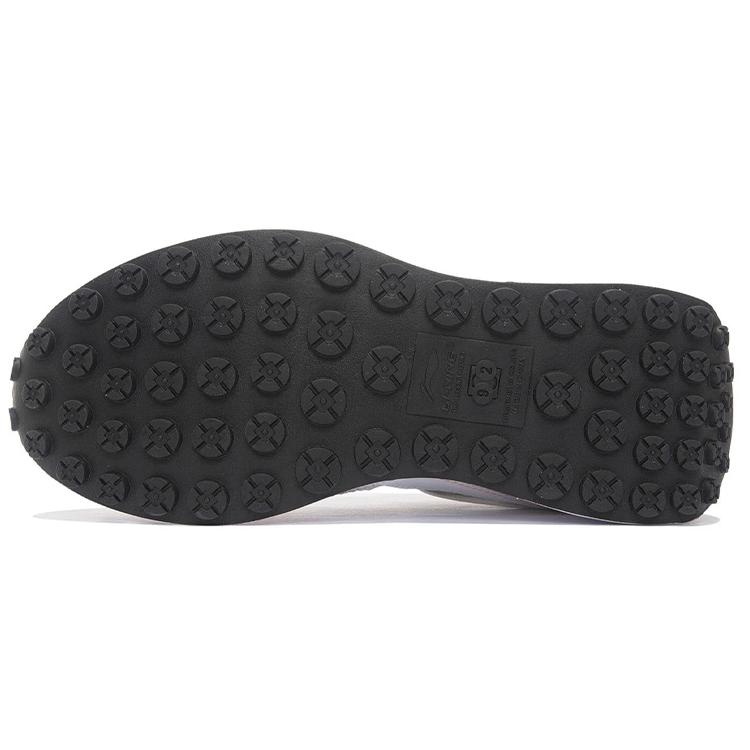 Li Ning Fangyuan Classic Textile, Synthetic Leather Cushioning Slip Resistant Abrasion Resistant Low top AGCS018-1