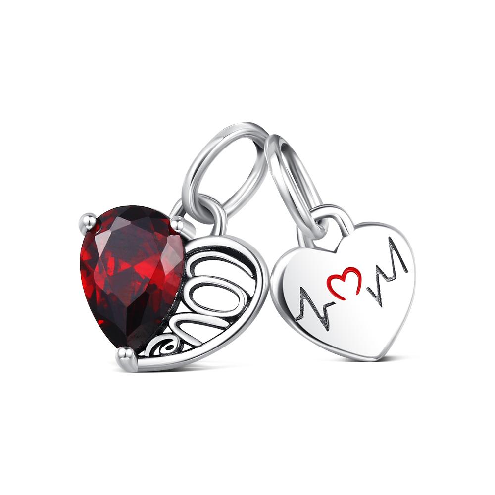 925 Silver ME Series Charm Infinite Heart Animals Pendant Fit Original Bracelet Women DIY Jewelry Gift for Party Daily Wear