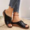 Summer Fashion Thick-Sole Peep-Toe Slippers